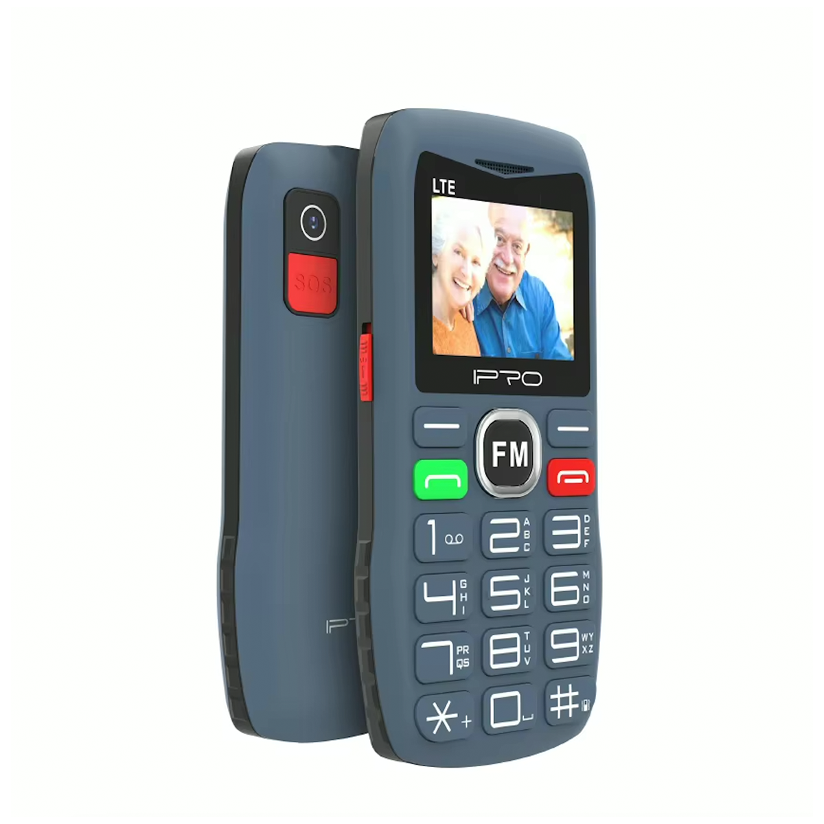 Telefono Celular Senior Adulto Mayor iPro F188S Dual Sim Azul