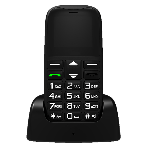 Celular Senior Adulto Mayor Irt 3G Base Negro