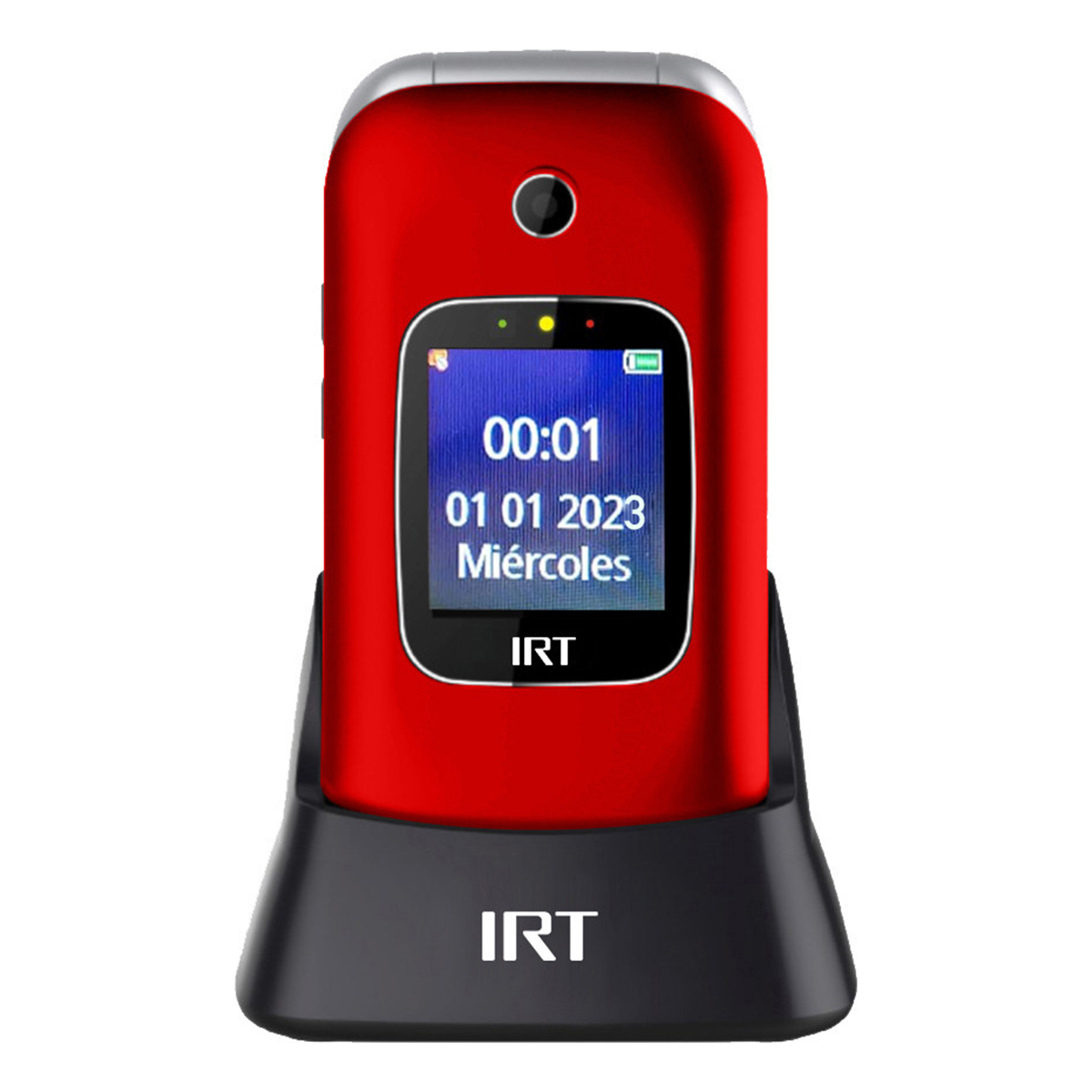 Telefono Celular Senior Adulto Mayor Irt 4g Lte Irt Rojo