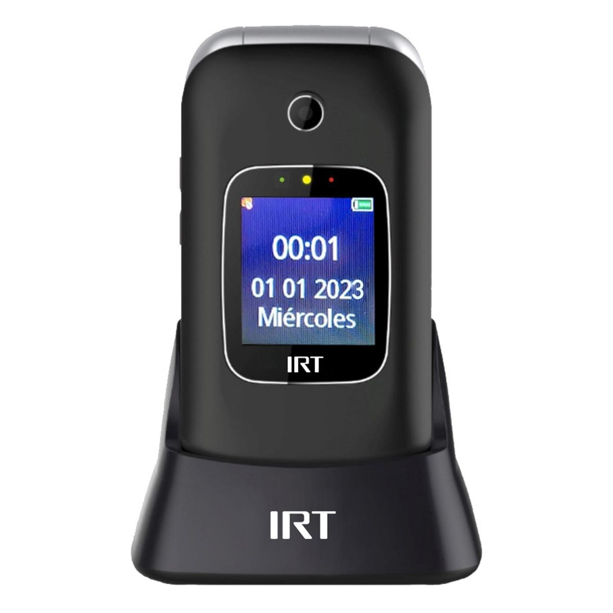 Telefono Celular Senior Adulto Mayor Irt 4g Lte Irt Negro