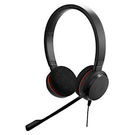 Audifono Con Microfono Jabra Evolve 20 Ms Usb Negro