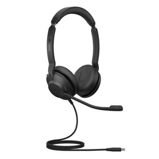 Audifono Con Microfono Jabra Evolve2 30 MS Usb-C Negro