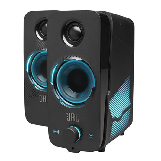 Parlantes Gamer Jbl 2.0 Quantum Duo Rgb Dolby Bt Negro