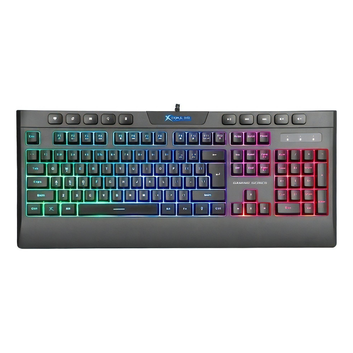 Teclado Gamer Membrana Xtrike Me Kb-508 Sp Rgb Negro