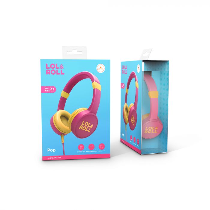 Audifono De Niño Energy Sistem Lol&Roll Pop Rosado – imagen 6