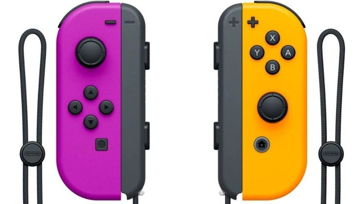 Control Nintendo Switch Joy-con Morado Naranjo – imagen 2