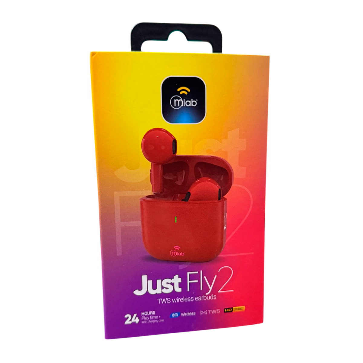 Audifonos In Ear Bluetooth Mlab Tws Just Fly 2 Mod9774 Rojo