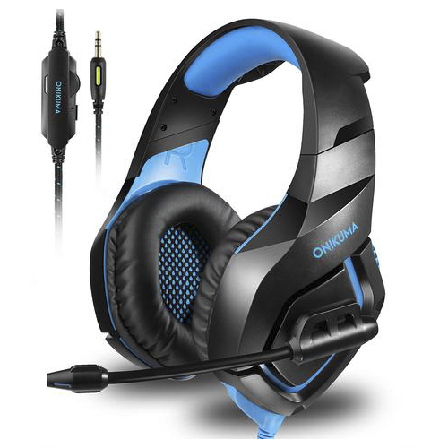 Audífonos Gamer Onikuma K1-B Pc Ps4 Xbox Negro