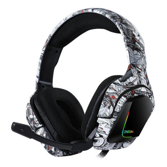 Audfonos Gamer Onikuma K20 Rgb Pc Ps4 Switch Xbox Camuflado