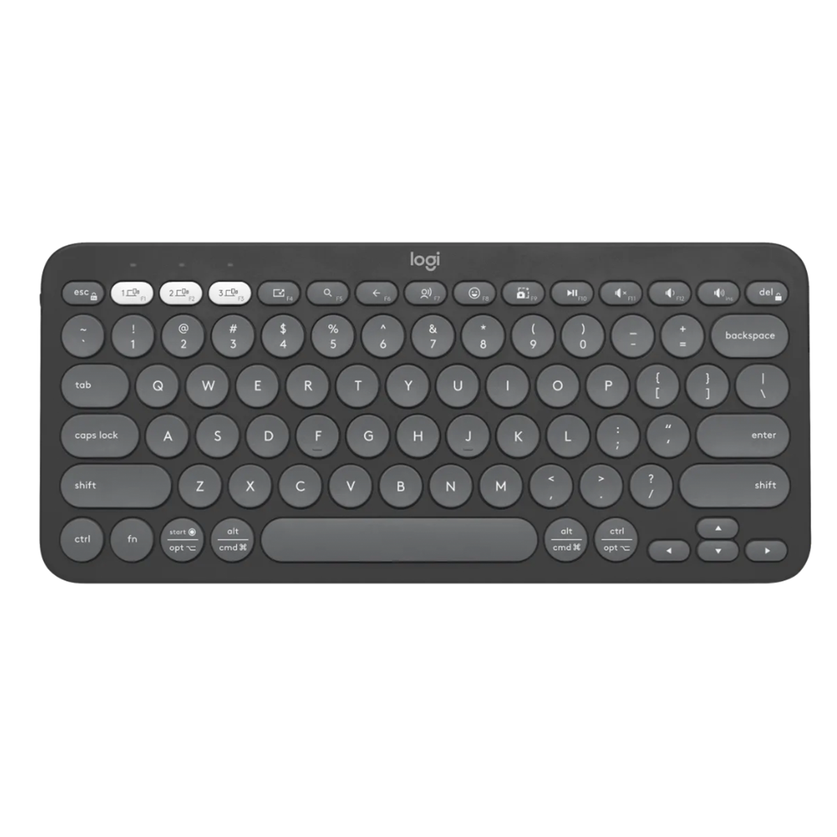 Teclado Bluetooth Logitech Pebble 2 K380s Negro