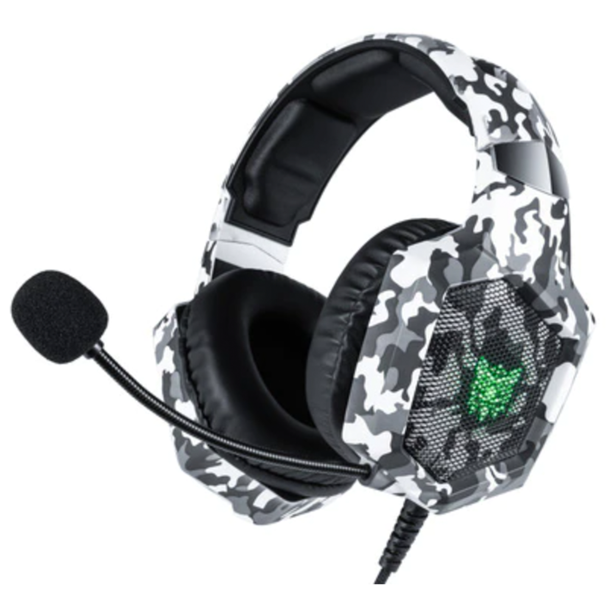 Audífonos Gamer Onikuma K8 Pc Ps4 Xbox Switch Camu Gris