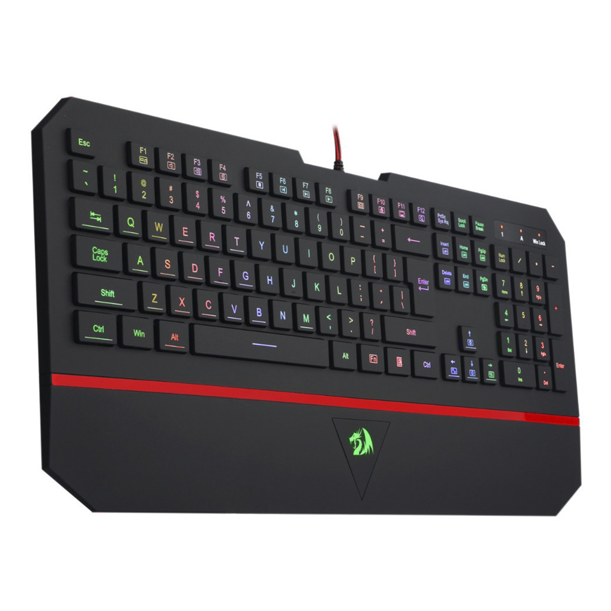 Teclado Gamer Redragon Karura 2 Rgb K502 Negro