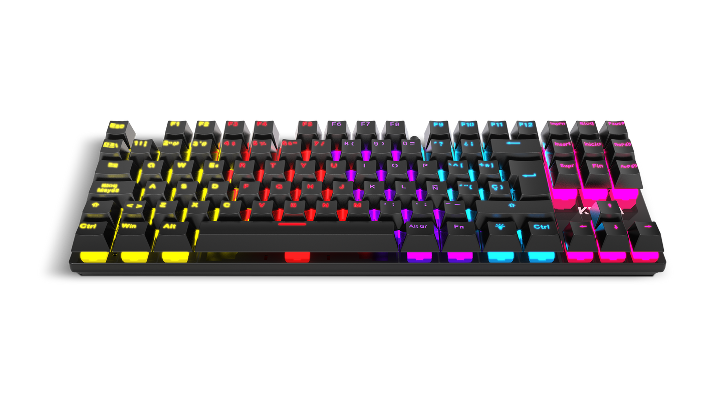 Teclado Gamer Mecánico Krom Kasic Tkl Rgb Negro – imagen 6