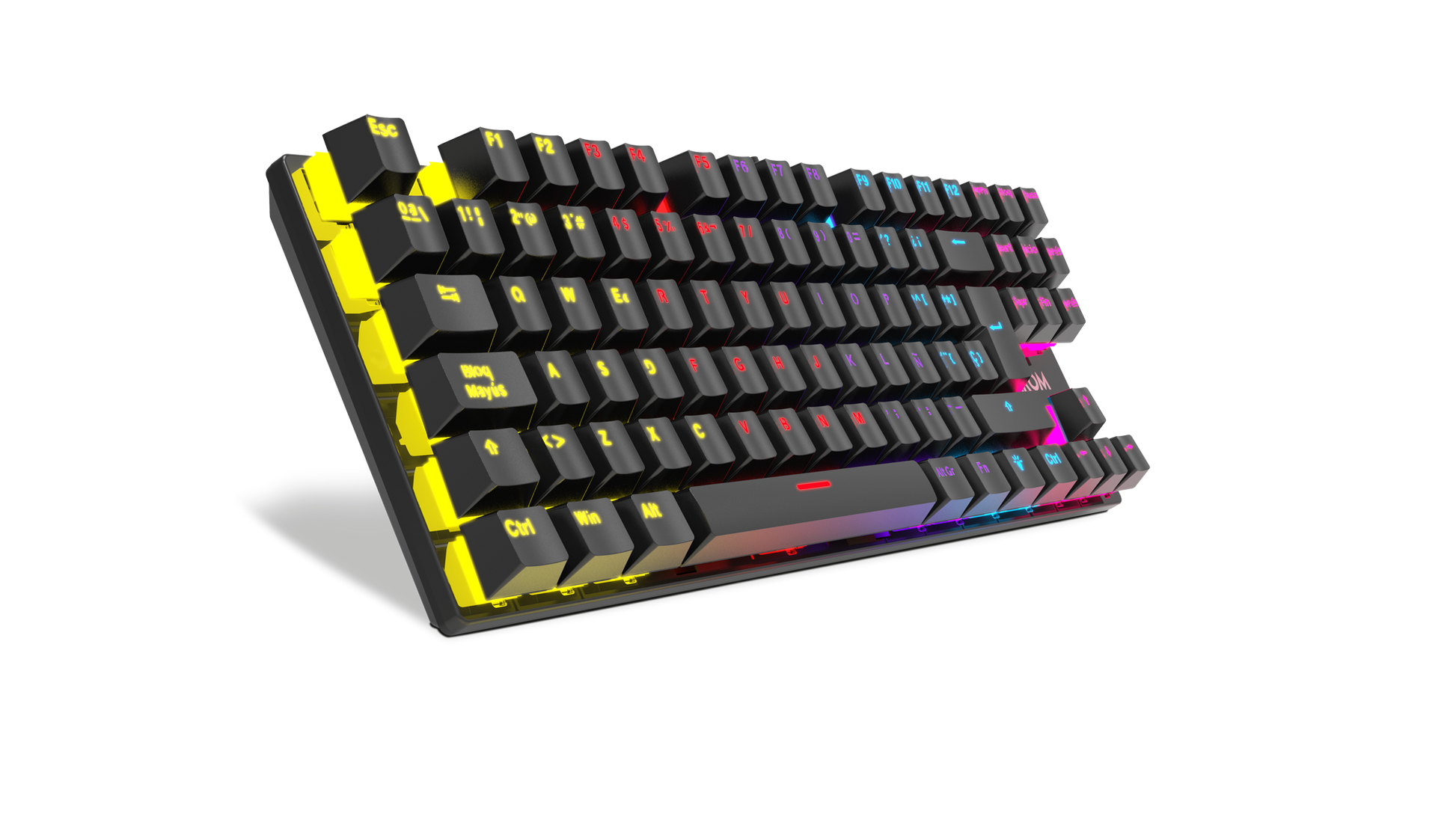 Teclado Gamer Mecánico Krom Kasic Tkl Rgb Negro – imagen 3
