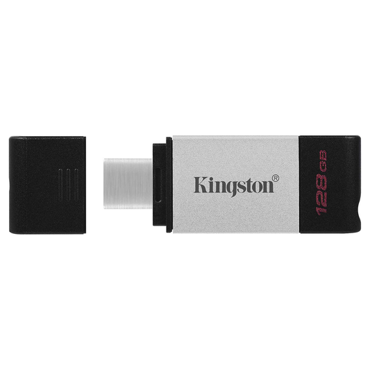 Pendrive Kingston 128 Gb Tipo C Datatraveler 80 Negro