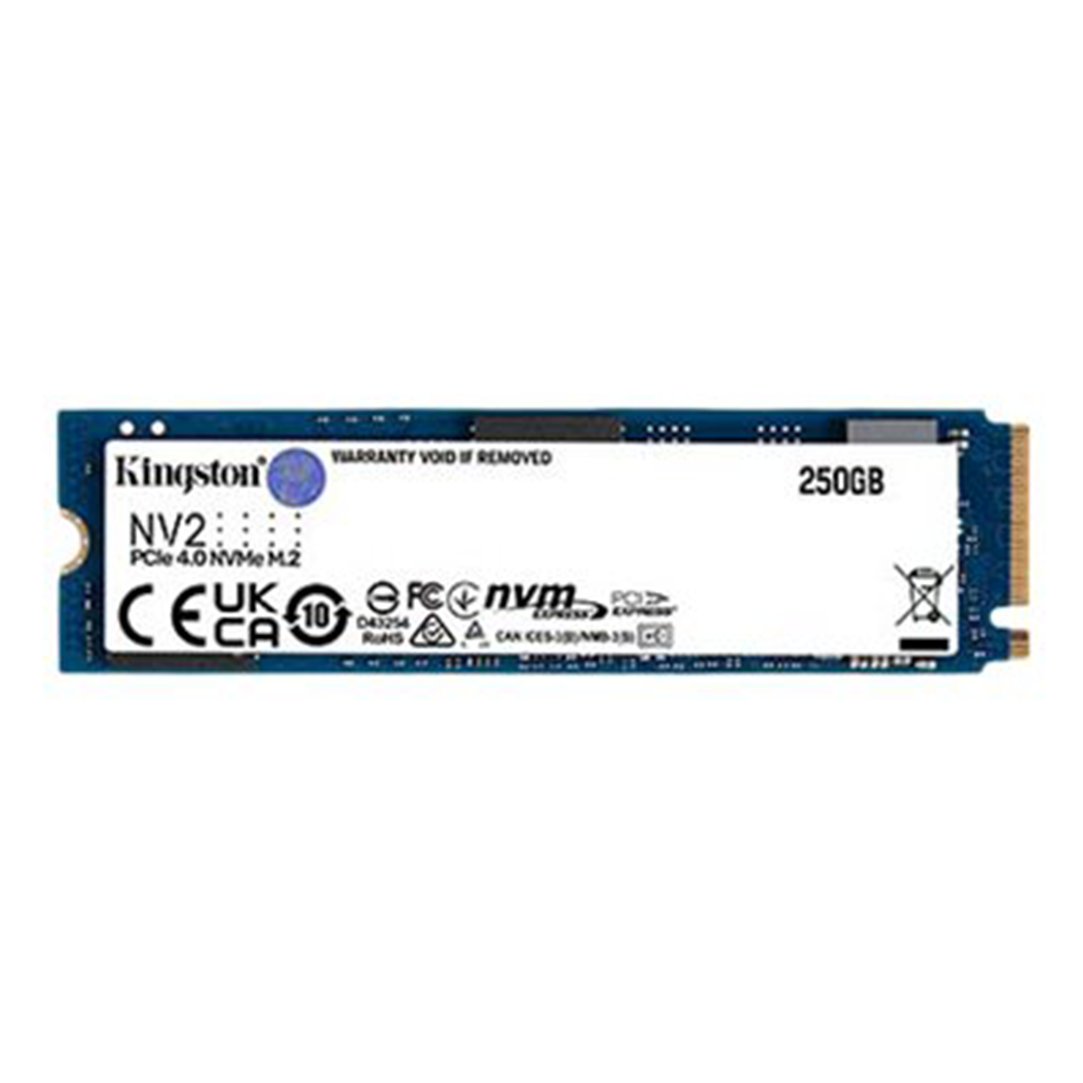 Disco Ssd Kingston Nv2 250gb Pcie 4.0 Negro