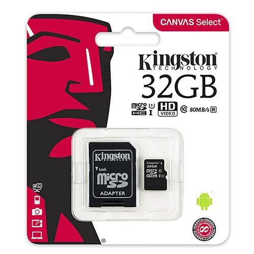 Micro SD 32 GB Clase 10 Kingston