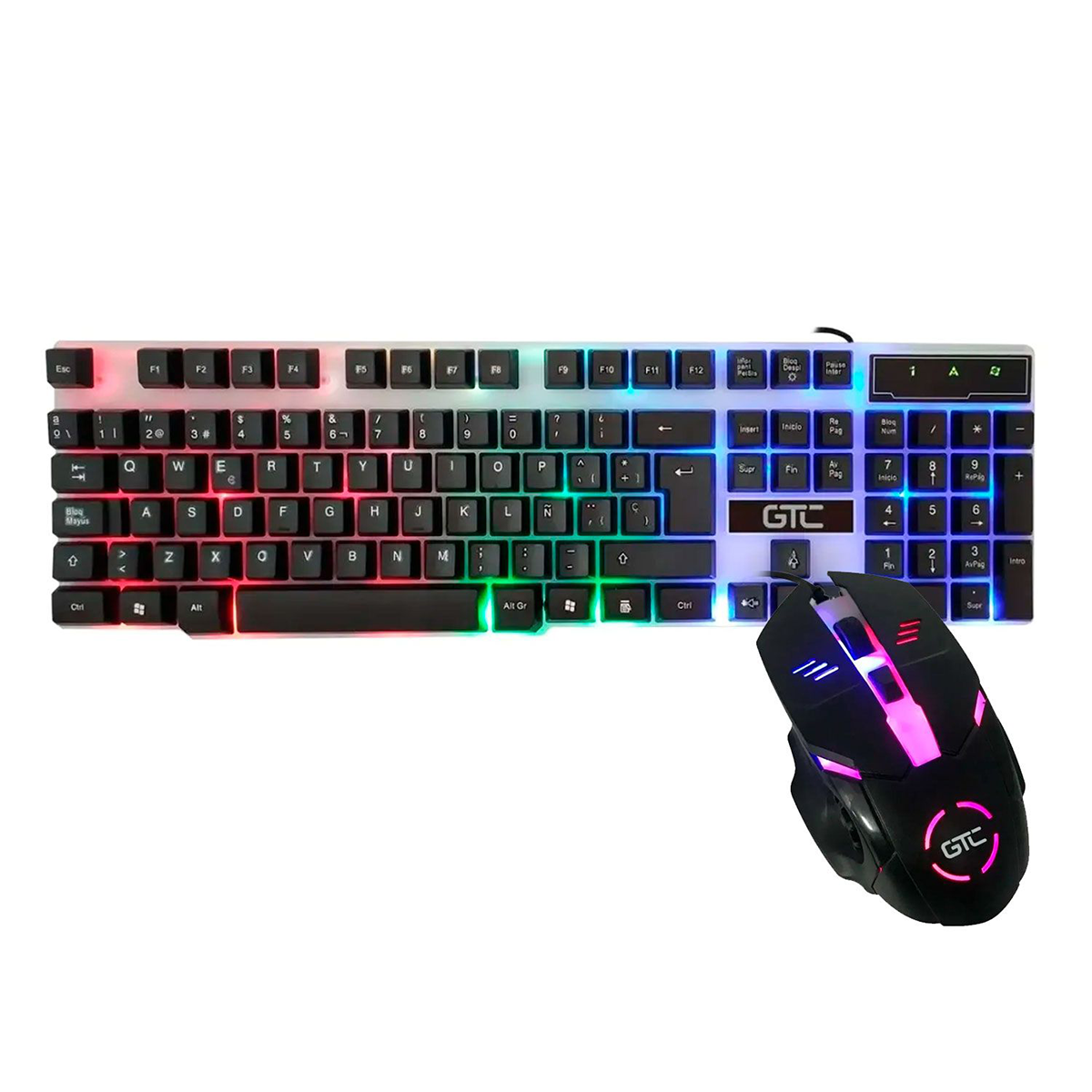 Kit Gamer Gtc Cbg-015 Teclado + Mouse Negro