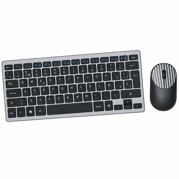 Combo Mini Teclado y Mouse Dual Conexion Tecmaster TM-100573