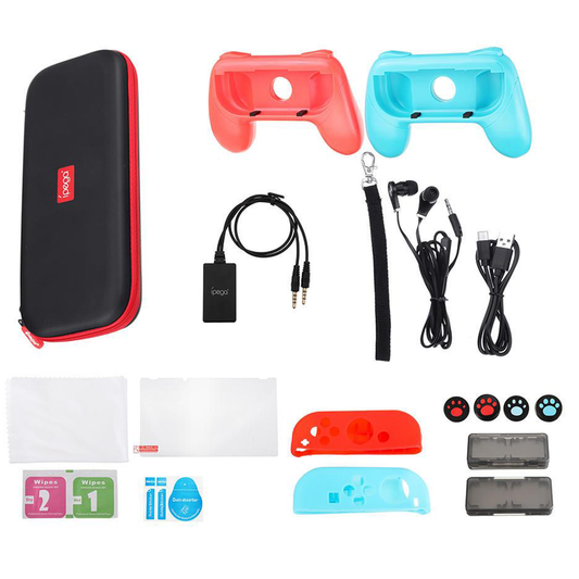 Kit Ipega 18 en 1 Para Nintendo Switch Pg-9182 Negro
