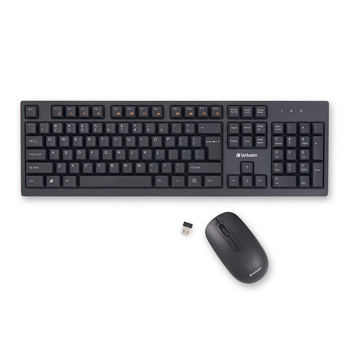 Kit Teclado Y Mouse Verbatim Inalambrico 70724 Negro