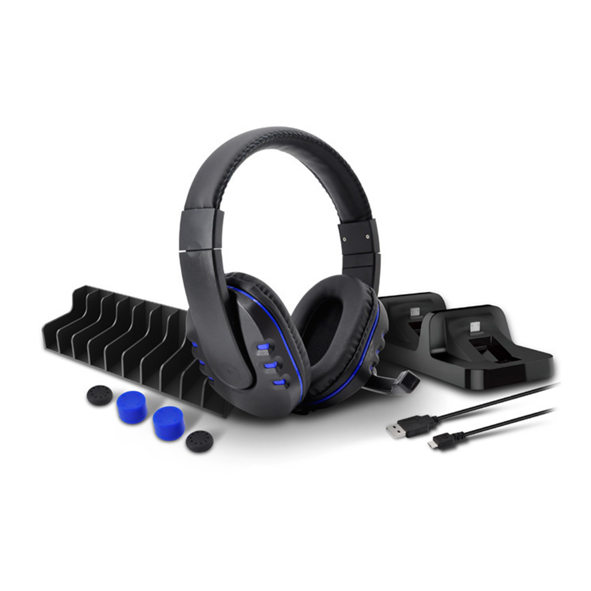 Kit Gamer Ps4 Ps4 Pro Dobe 5 En 1 TP4-18101 Negro