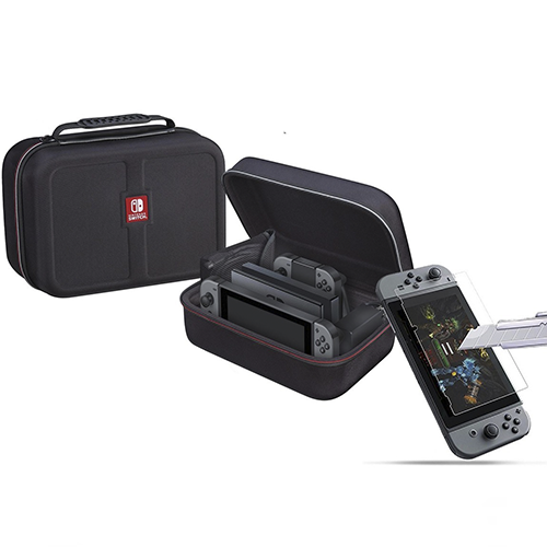 Bolso Protector Premium Nintendo Switch + Mica Vidrio