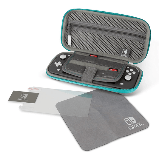 Bolso Protector Powera Nintendo Switch Lite Gris Celeste