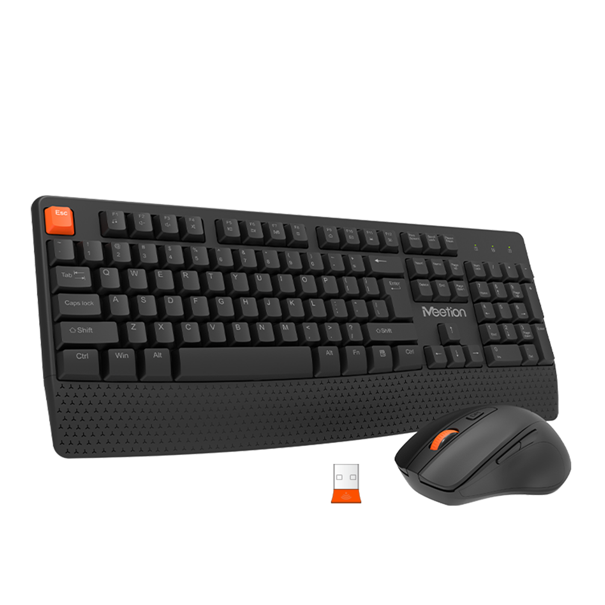Kit Teclado + Mouse Inalámbrico Meetion Mt-C4130 Español Negro