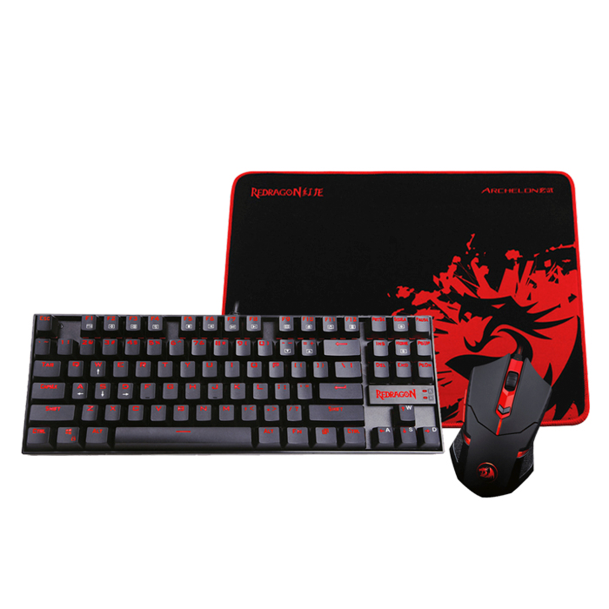 Kit Gamer Redragon K552 Teclado Mouse Mousepad Tmm