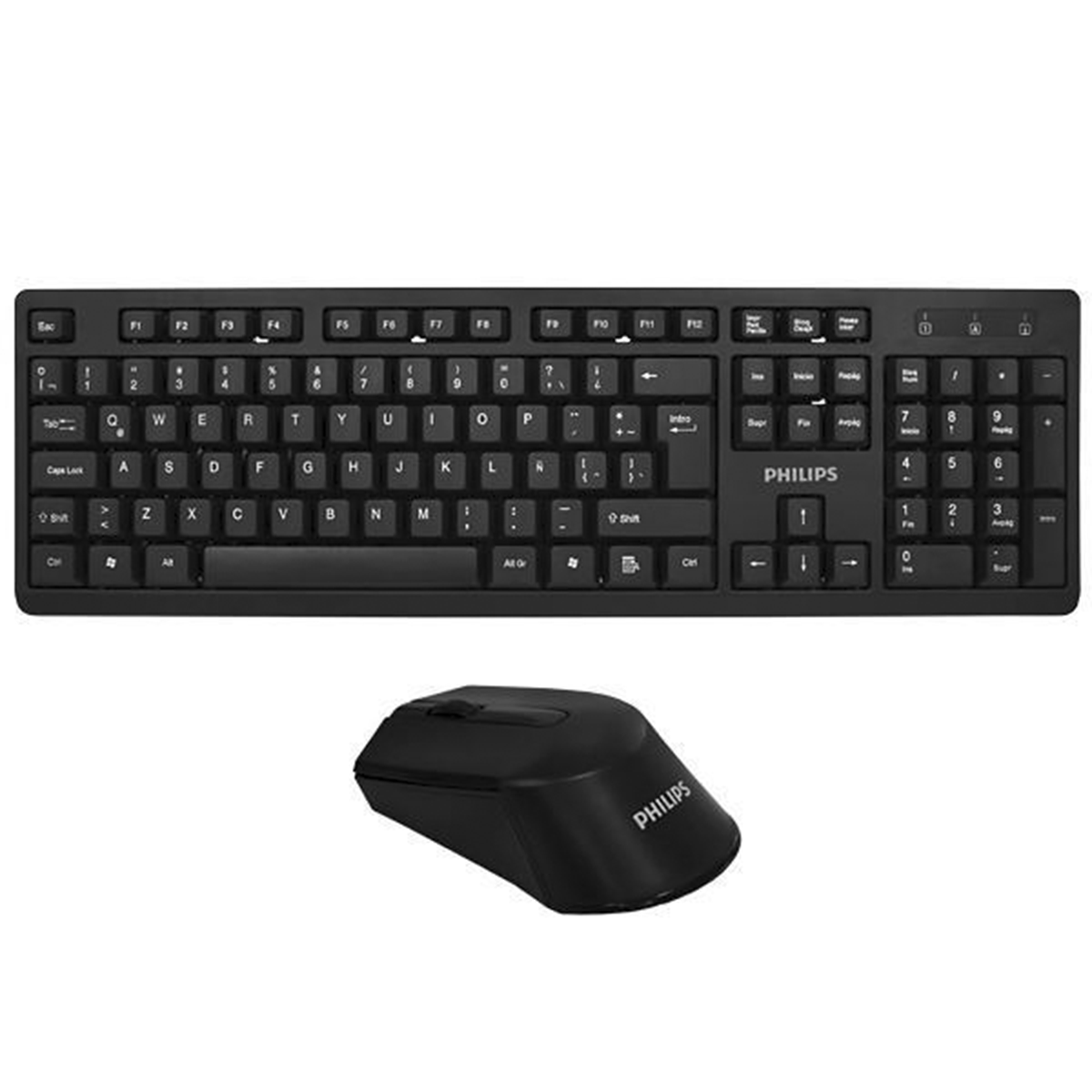 Combo Teclado + Mouse Inalámbrico C354 Philips Negro
