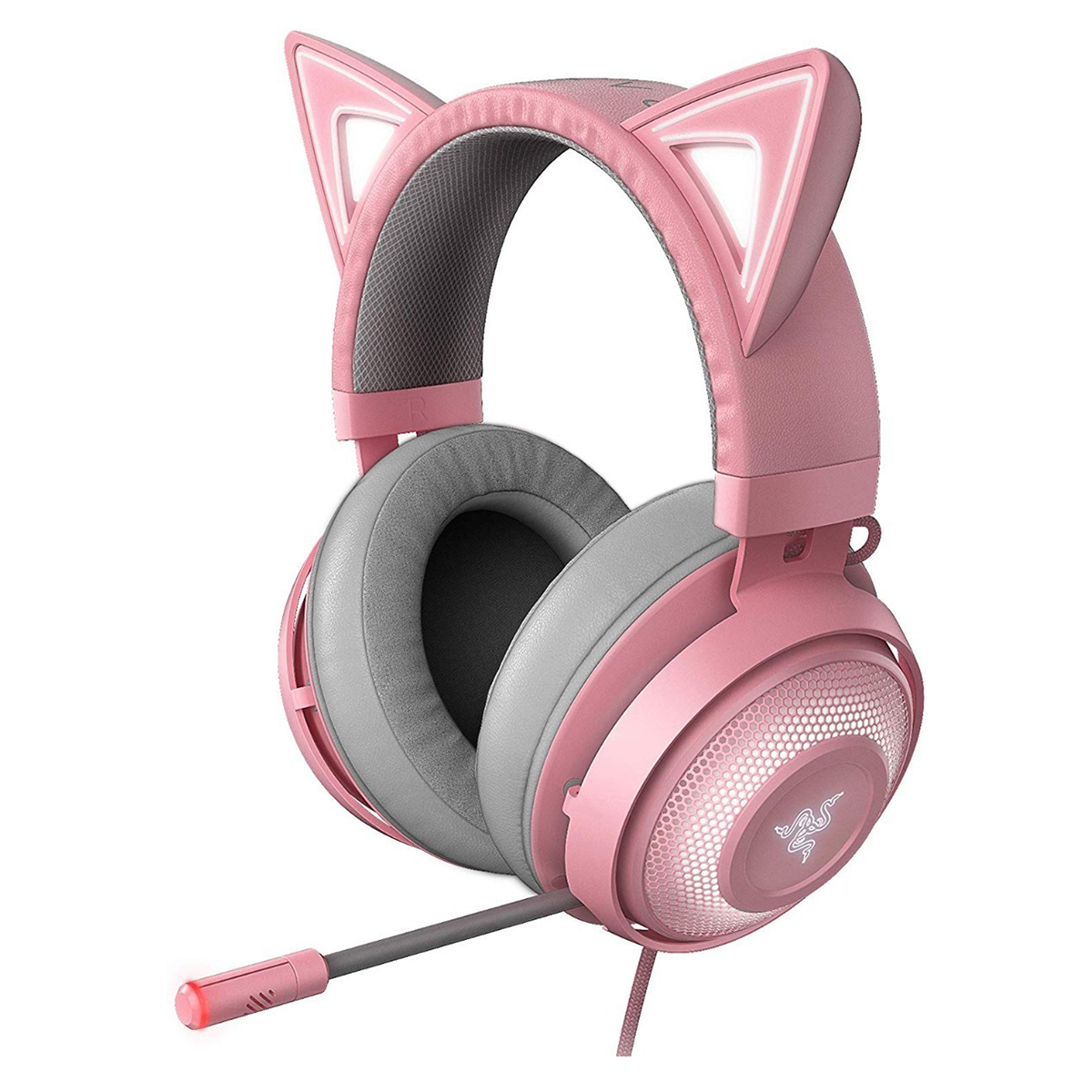 Audifonos Gamer Razer Kraken Kitty Chroma Rgb Usb Rosado