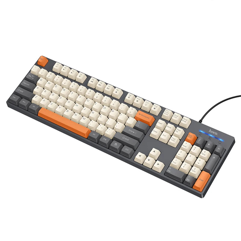 Teclado Con Cable Usb Hoco Gm61 Ingles Retroiluminado – imagen 2