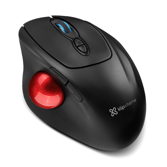 Mouse Inalámbrico Trackball Klipxtreme Kmw-800 Negro