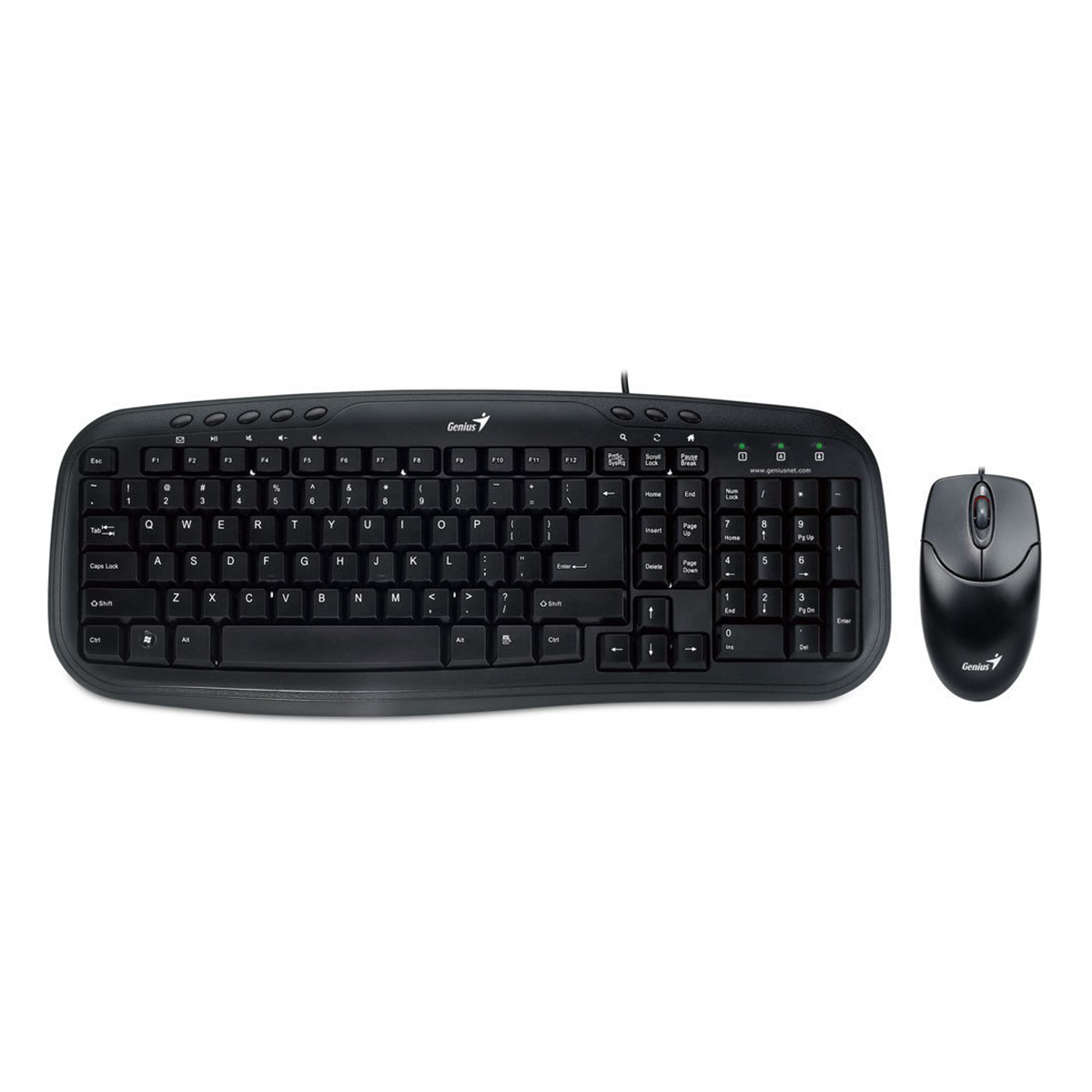 Kit Genius Teclado Y Mouse Smart KM-200 Negro