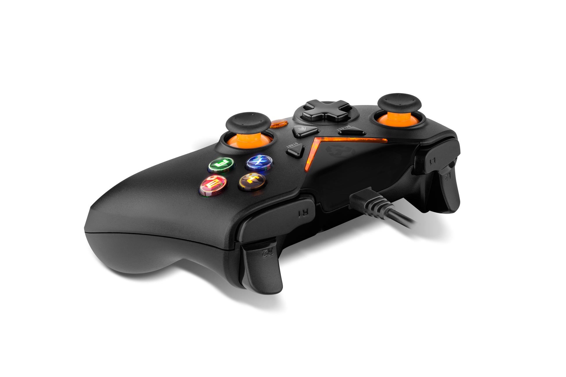 Control Joystick Usb Krom Key Wired Pc Ps3 Negro – imagen 3