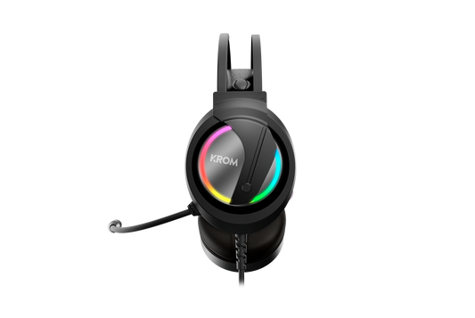 Audifonos Gamer Krom Kappa Pc Negro – imagen 2