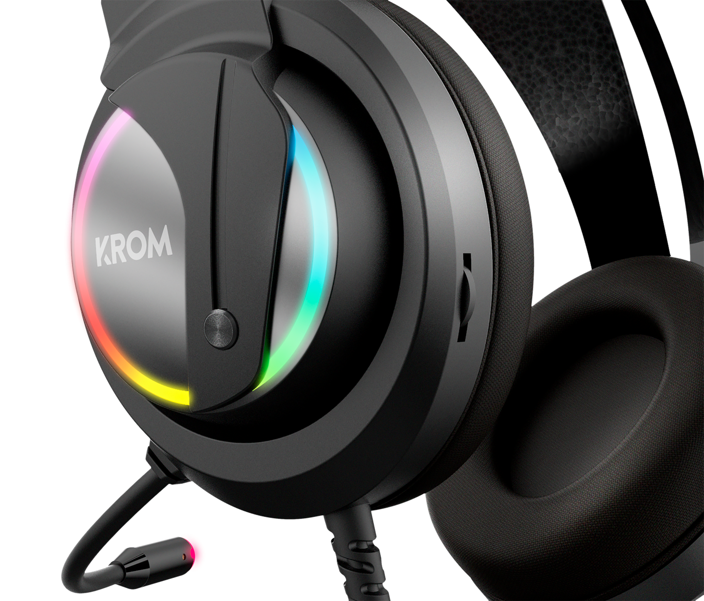 Audifonos Gamer Krom Kappa Pc Negro – imagen 4