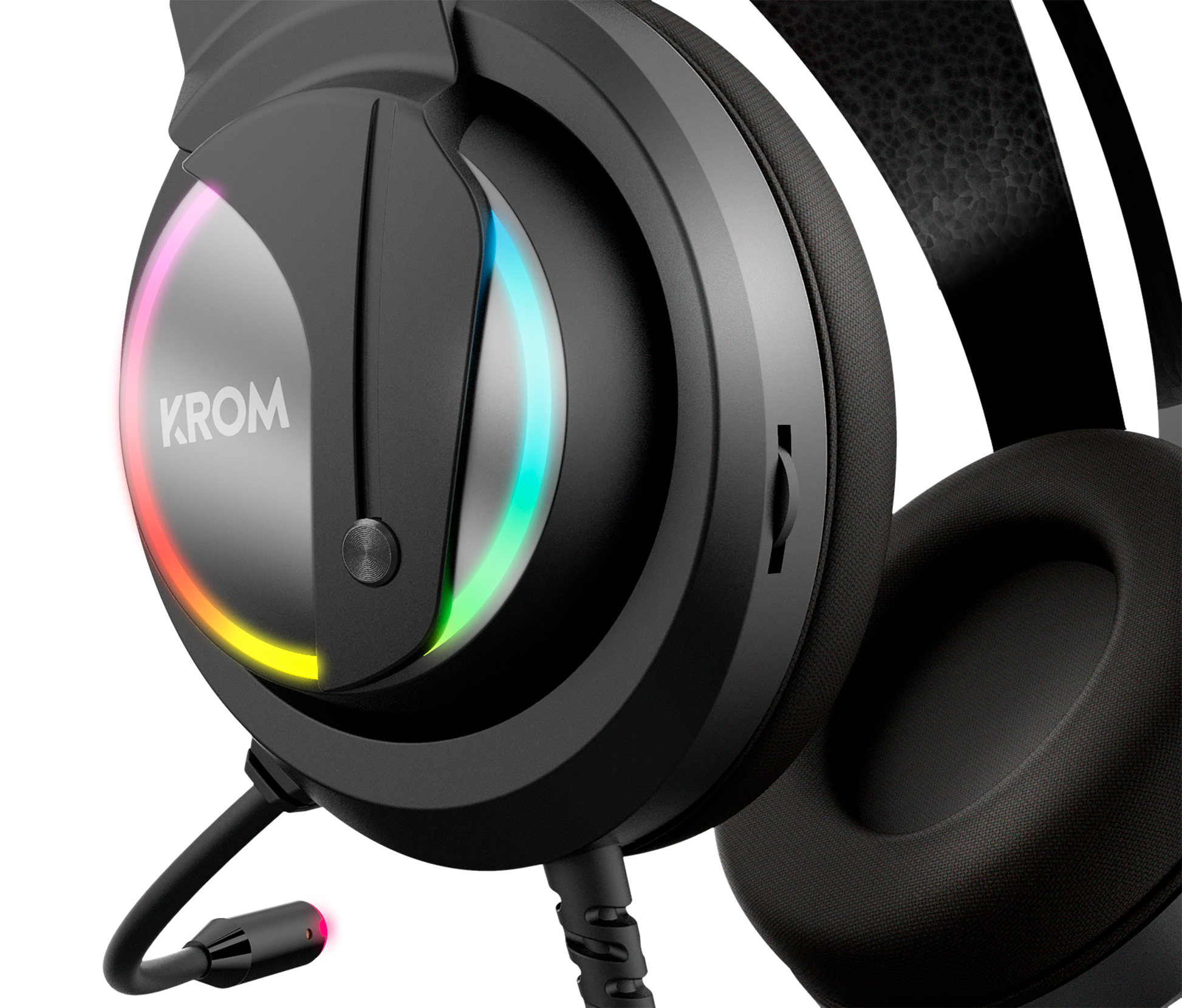 Audifonos Gamer Krom Kappa Pc Negro – imagen 4