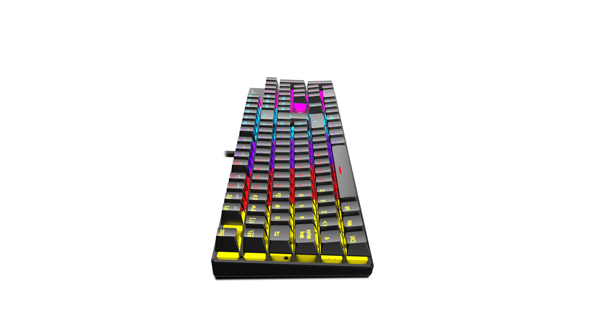 Teclado Gamer Mecánico Krom Kasic Tkl Rgb Negro – imagen 2