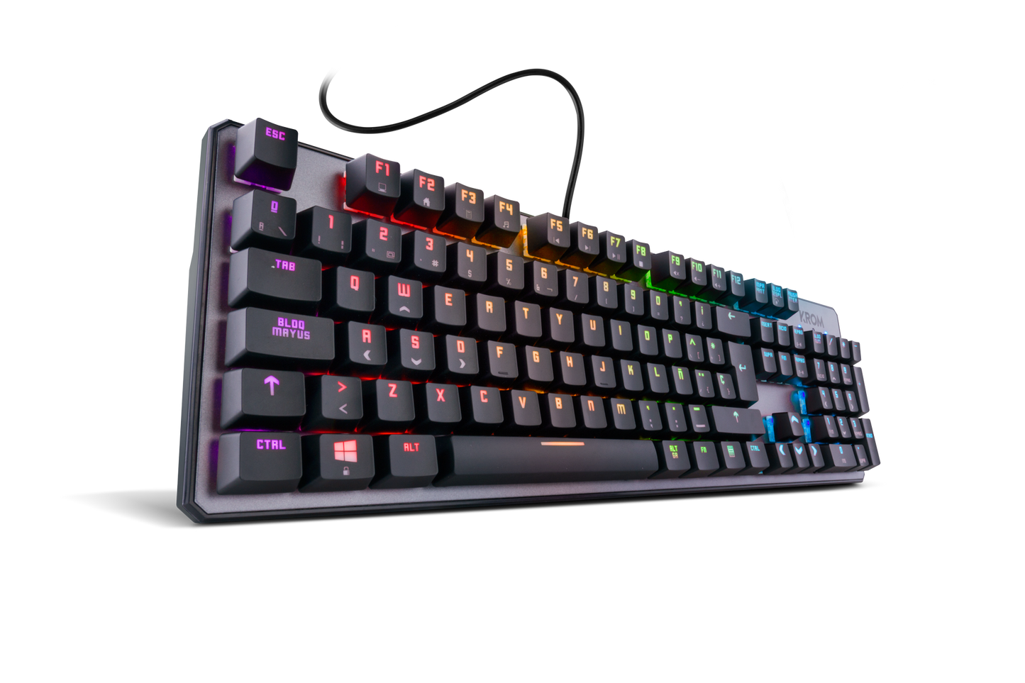 Teclado Gamer Mecánico Krom Kernel Rgb Negro – imagen 4