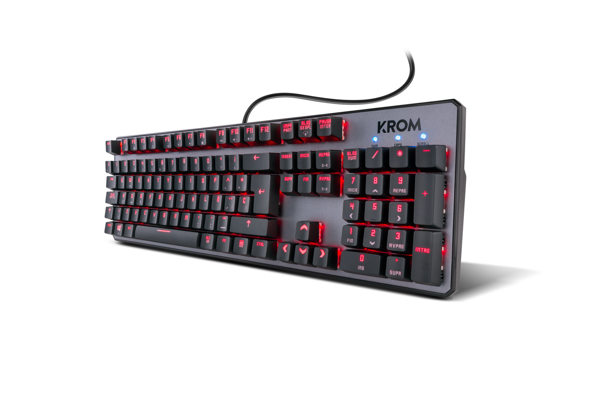 Teclado Gamer Mecánico Krom Kernel Rgb Negro – imagen 3