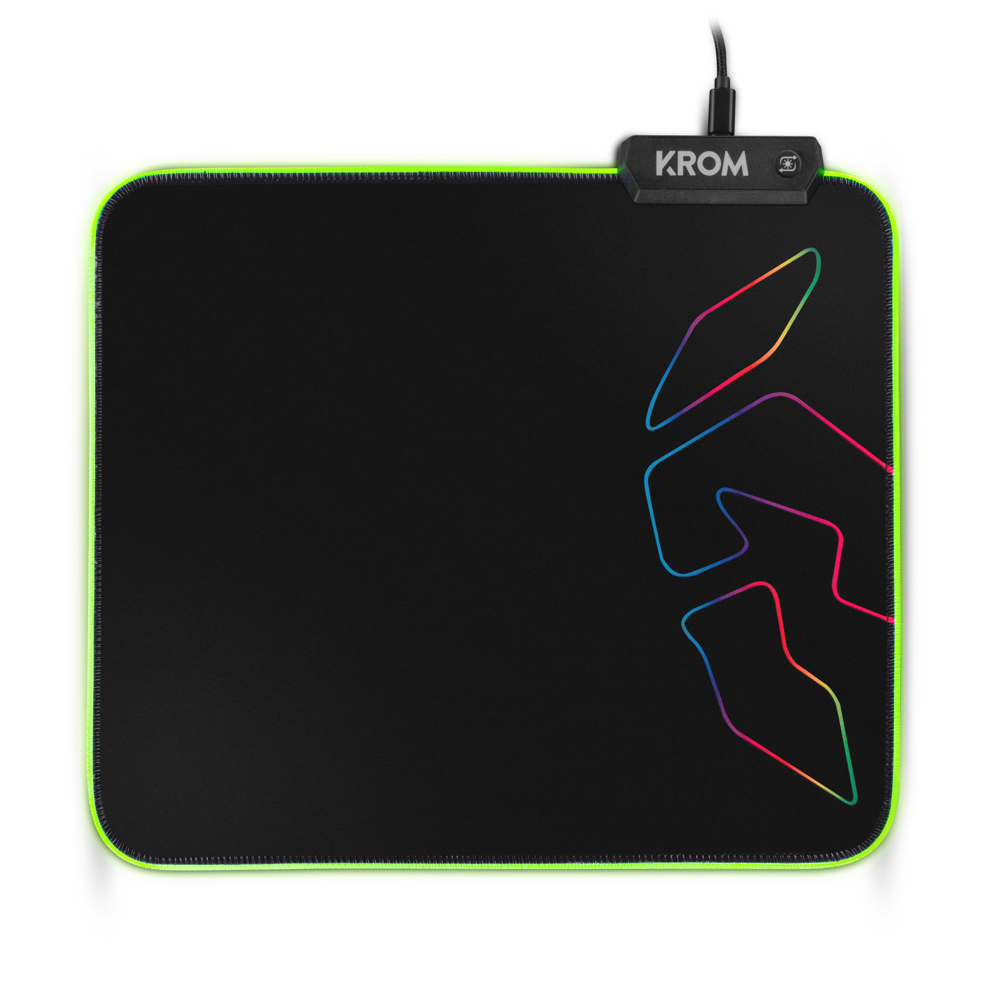 Mousepad Gamer Krom Knout Rgb 32x27cm Negro – imagen 5