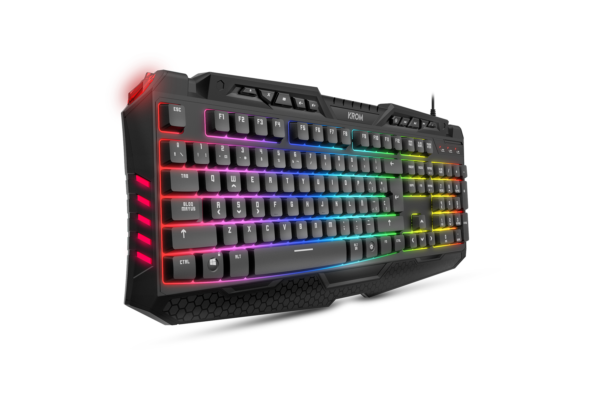 Kit Gamer 4 en 1 Krom Kritic Rgb Teclado + Mouse + Audífonos + Mousepad – imagen 3