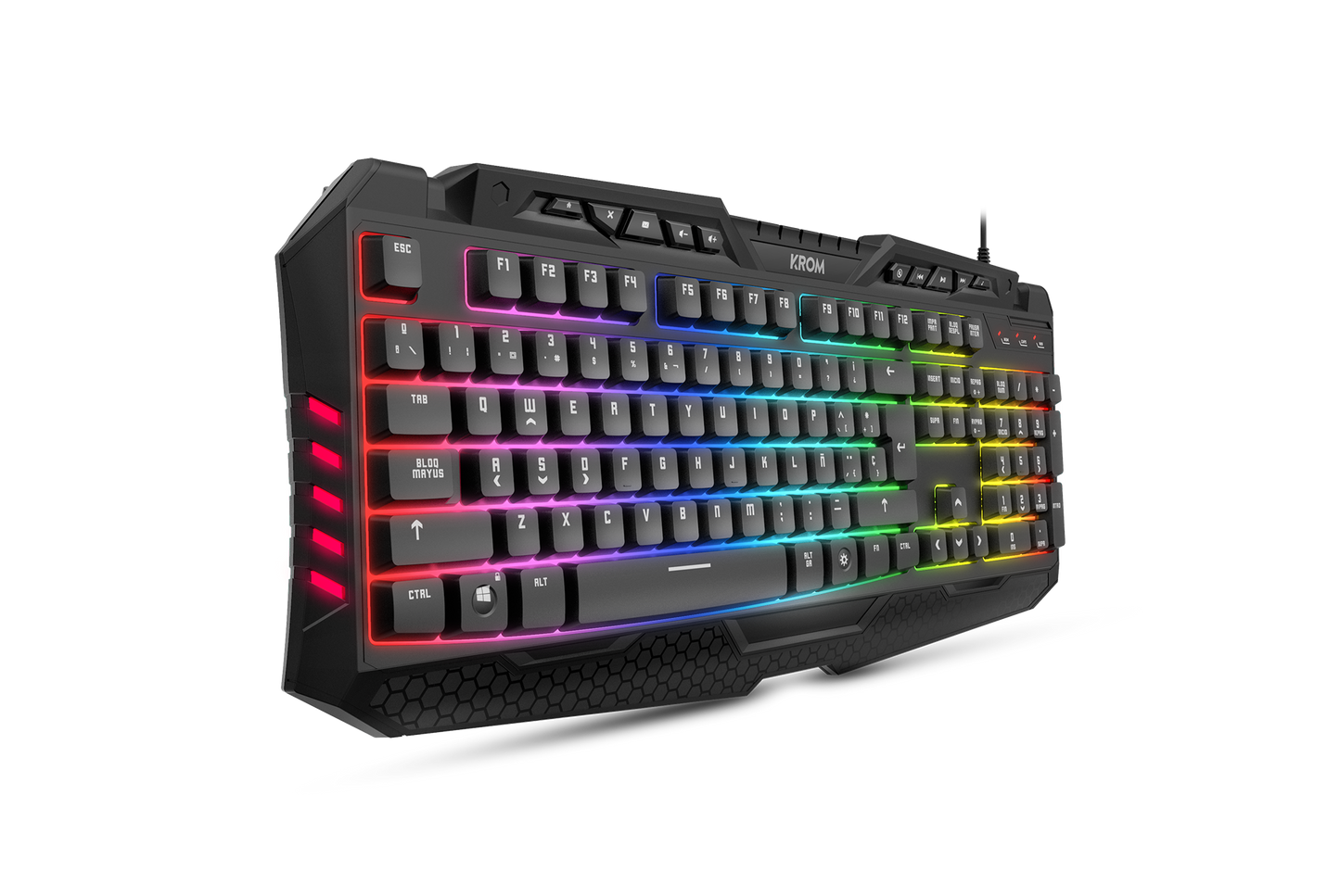 Teclado Gamer Krom Kyra Rgb Negro – imagen 3
