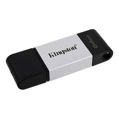 Pendrive Kingston 64 Gb Tipo C Datatraveler 80 Negro – imagen 3