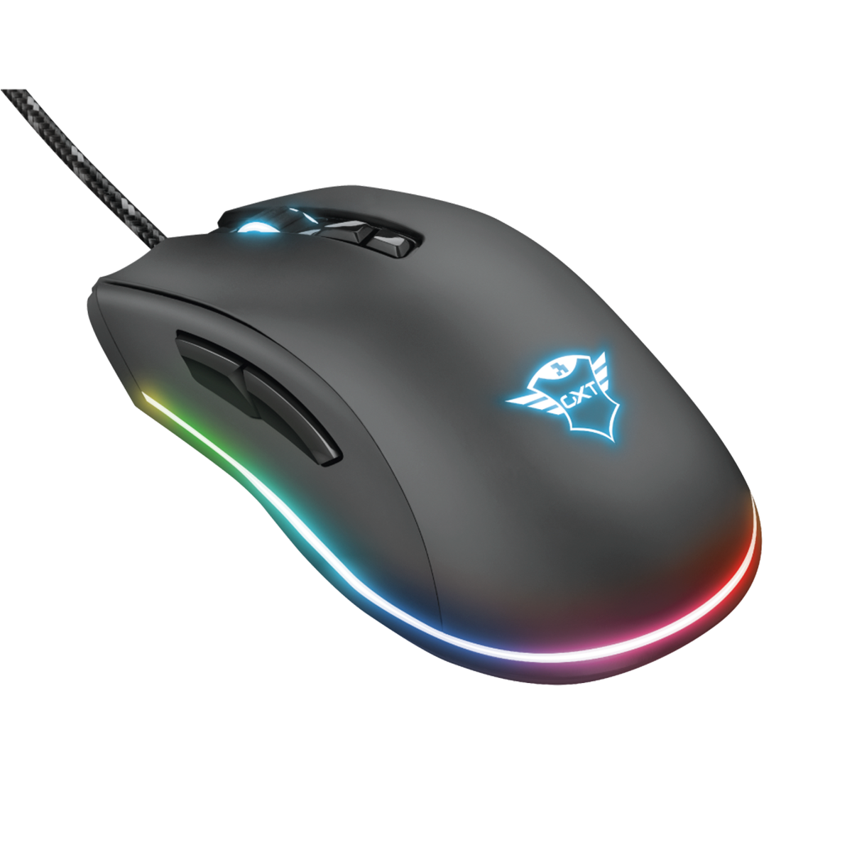 Mouse Gamer Gxt 900 Qudos Rgb Trust Negro