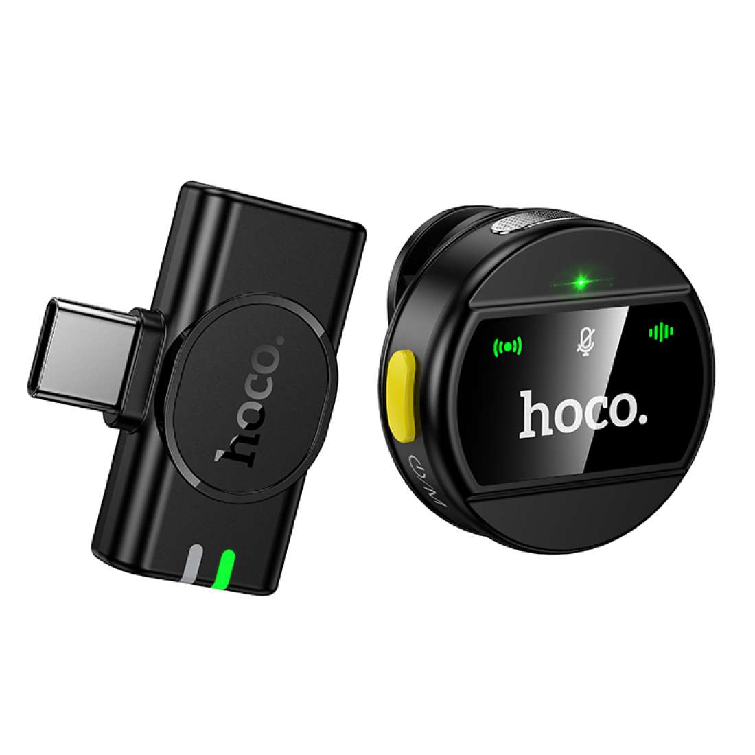 Microfono Inalambrico Omnidireccional Externo Hoco L21 Tipo C Negro – imagen 2