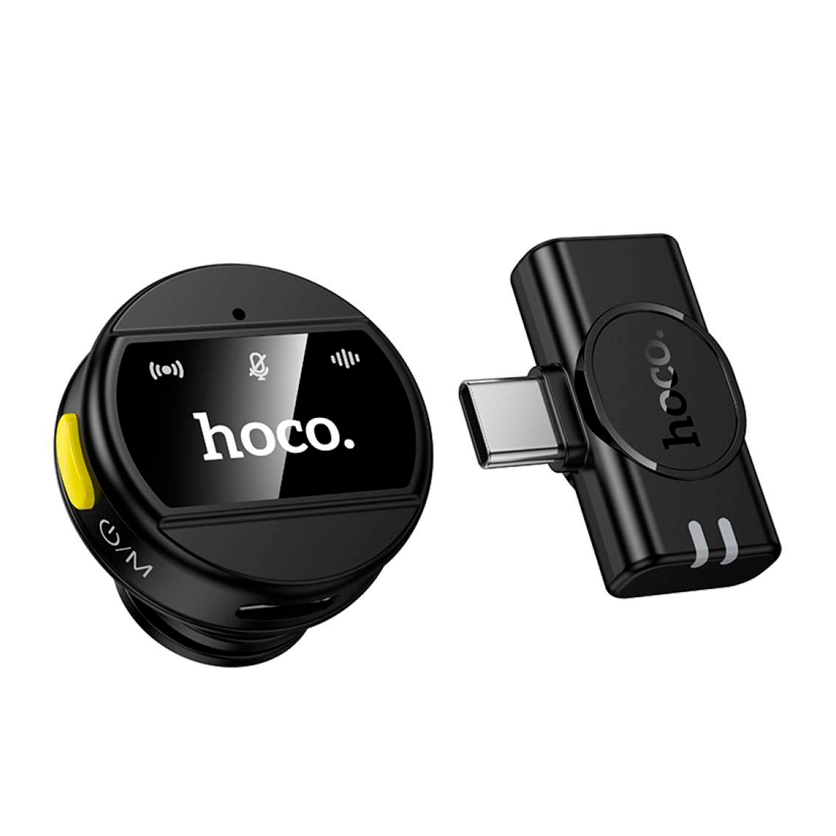 Microfono Inalambrico Omnidireccional Externo Hoco L21 Tipo C Negro