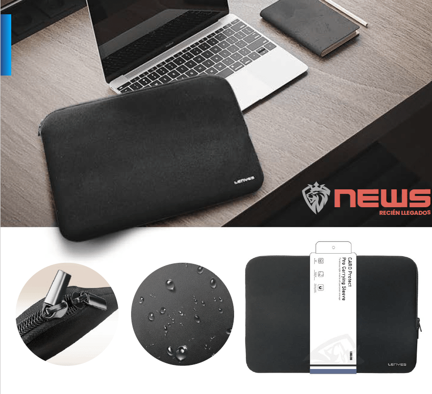 Bolso Notebook Protección Lenyes Lb508 13,3 Pulgadas Negro – imagen 3